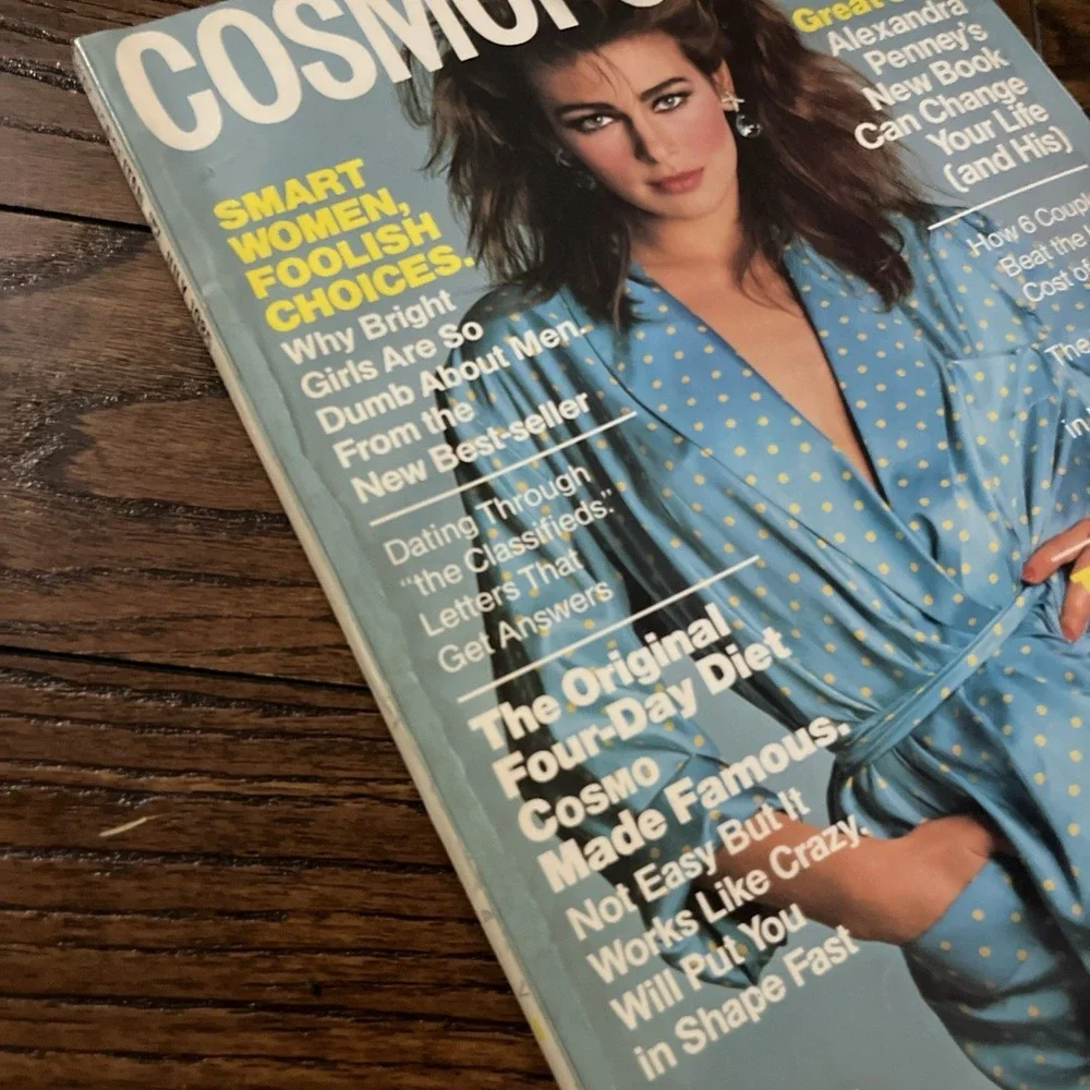 Cosmopolitan July 1985 Joana Pacula Francesco Scavullo